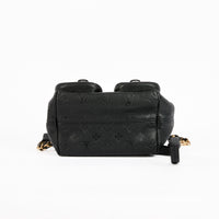 LOUIS VUITTON - Sac à dos Backup cuir Monogram Empreinte noir - Backpack