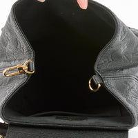 LOUIS VUITTON - Sac à dos Backup cuir Monogram Empreinte noir - Backpack