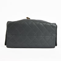 CHANEL - Sac bandoulière 25 Small cuir Caviar gris - Handbag