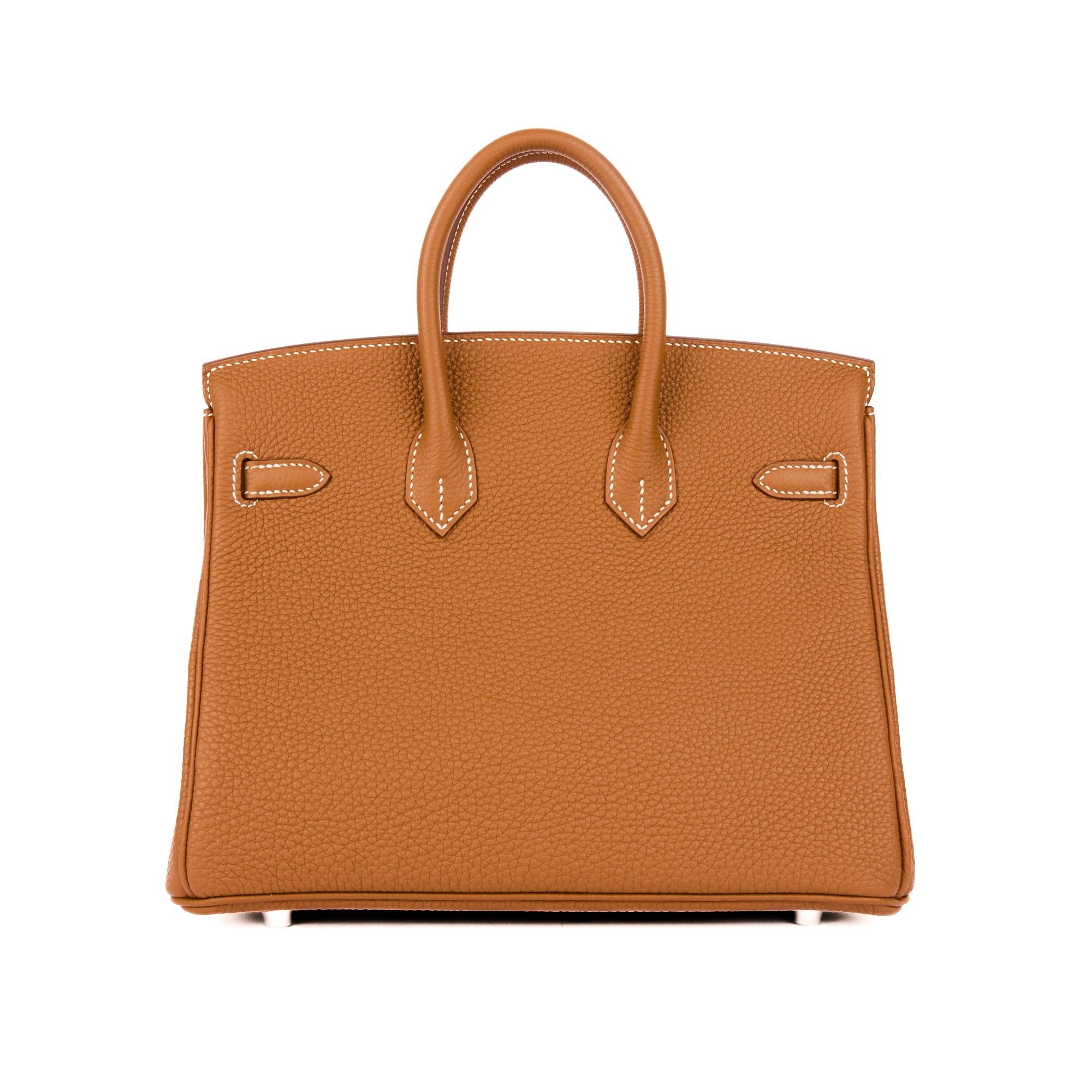 HERMES - Sac à main Birkin 25 cuir Togo Gold Retourné - Handbag