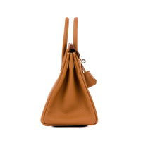 HERMES - Sac à main Birkin 25 cuir Togo Gold Retourné - Handbag