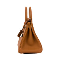 HERMES - Sac à main Birkin 25 cuir Togo Gold Retourné - Handbag