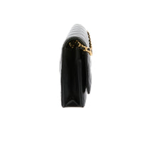 CHANEL - Sac bandoulière Wallet on chain classique cuir noir - Handbag