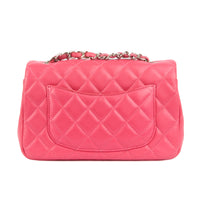 CHANEL - Sac bandoulière Mini Timeless cuir rose - Shoulder Bag