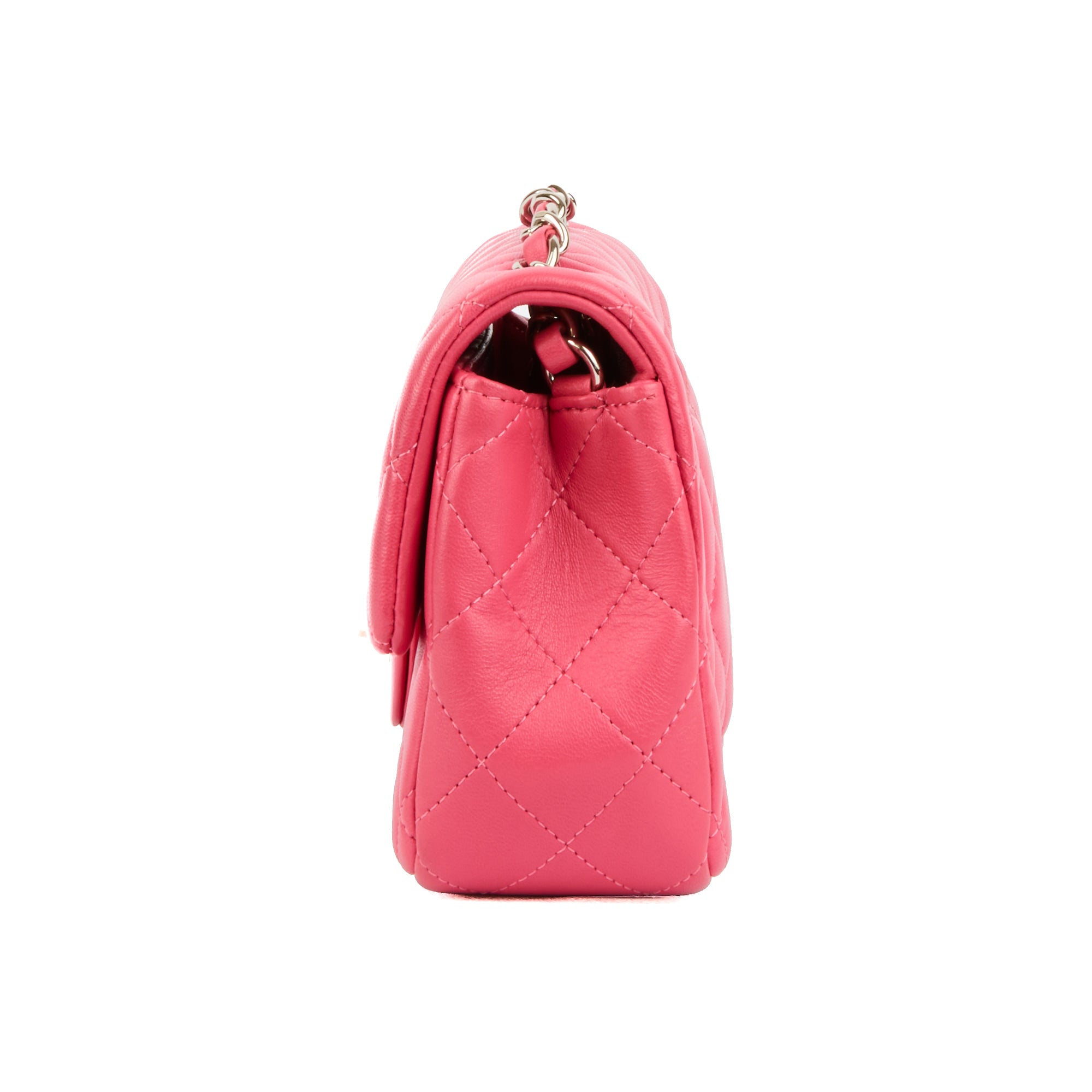 CHANEL - Sac bandoulière Mini Timeless cuir rose - Shoulder Bag