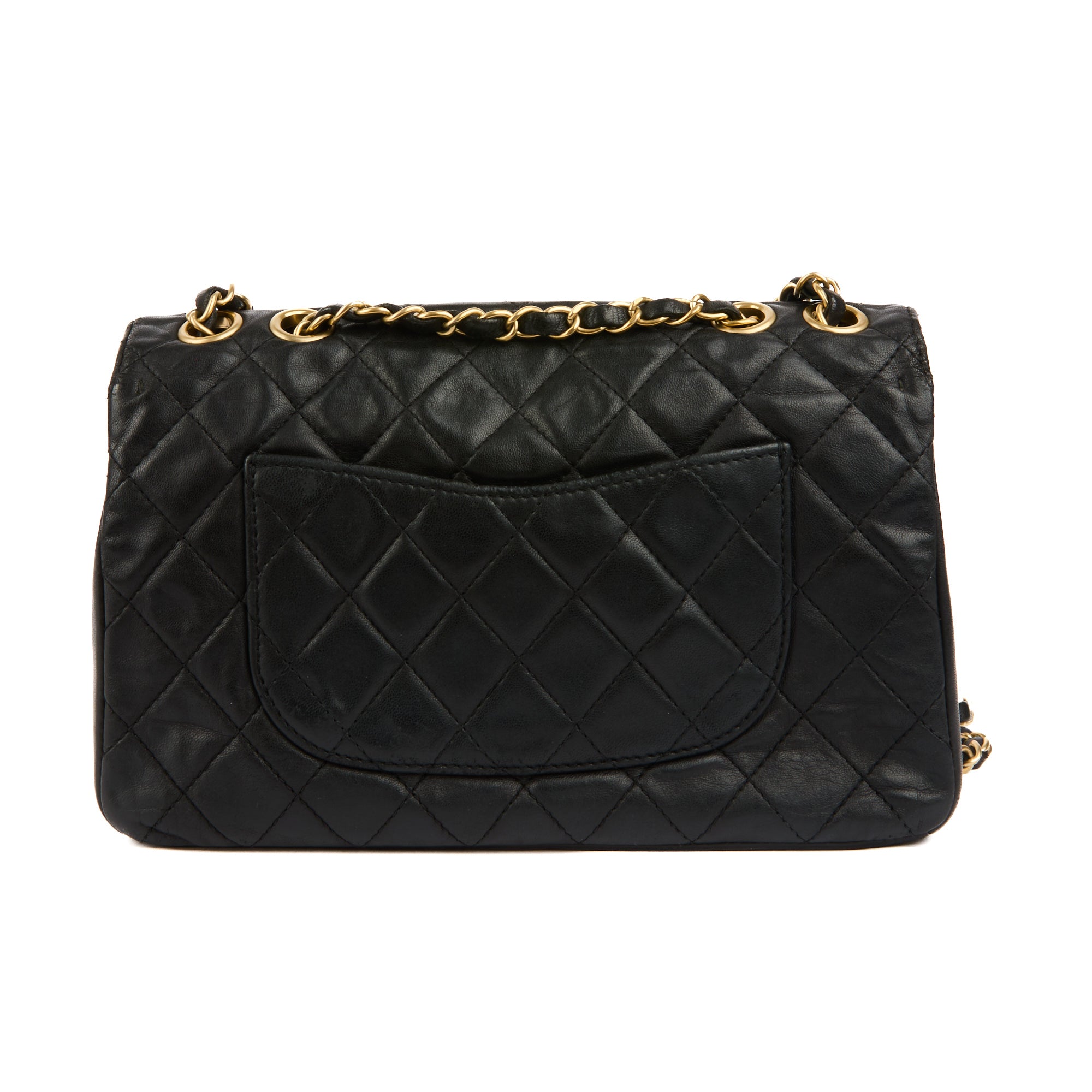 CHANEL - Sac bandoulière Diana Classique cuir noir - Handbag