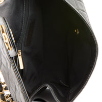 CHANEL - Sac bandoulière Diana Classique cuir noir - Handbag