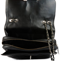 CHANEL - Sac bandoulière Timeless Jumbo cuir noir - Hand Bag