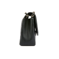 CHANEL - Sac bandoulière Jumbo Classique cuir chevron caviar noir - handbag