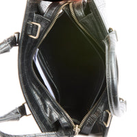 SAINT LAURENT - Sac à main de jour East Side cuir croco noir - Handbag