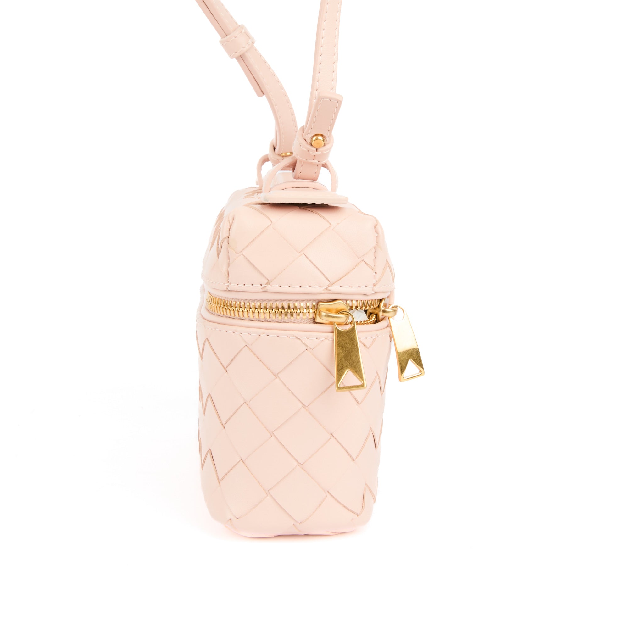 BOTTEGA VENETA - Sac bandoulière Vanity Bang Bang cuir rose - Handbag
