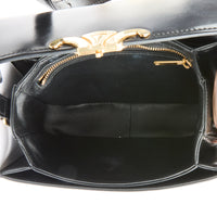 CELINE - Sac bandoulière Triomphe Teen cuir noir - Handbag