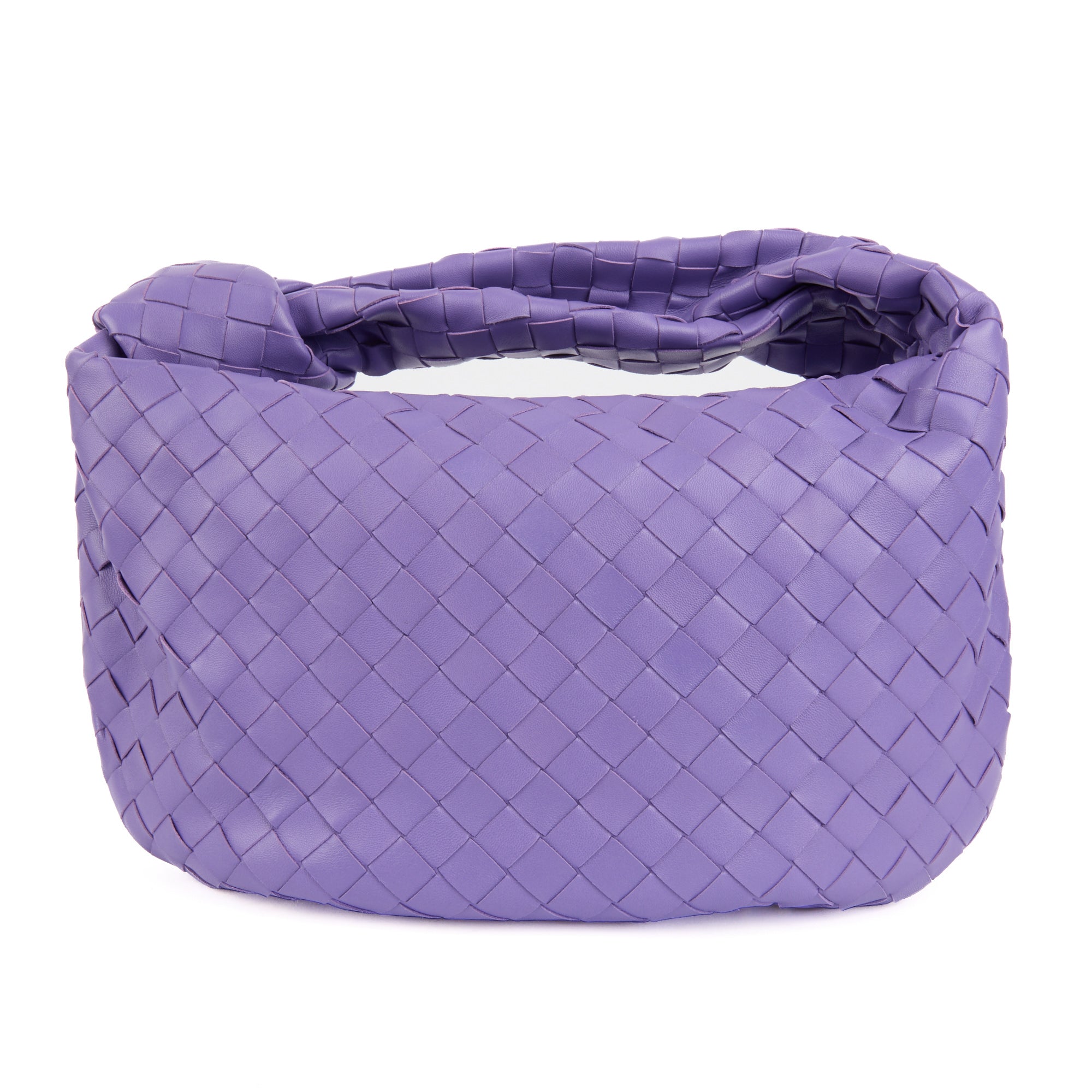 BOTTEGA VENETA - Sac à main Mini Jodie GM Cuir Intrecciato Violet - Hand Bag