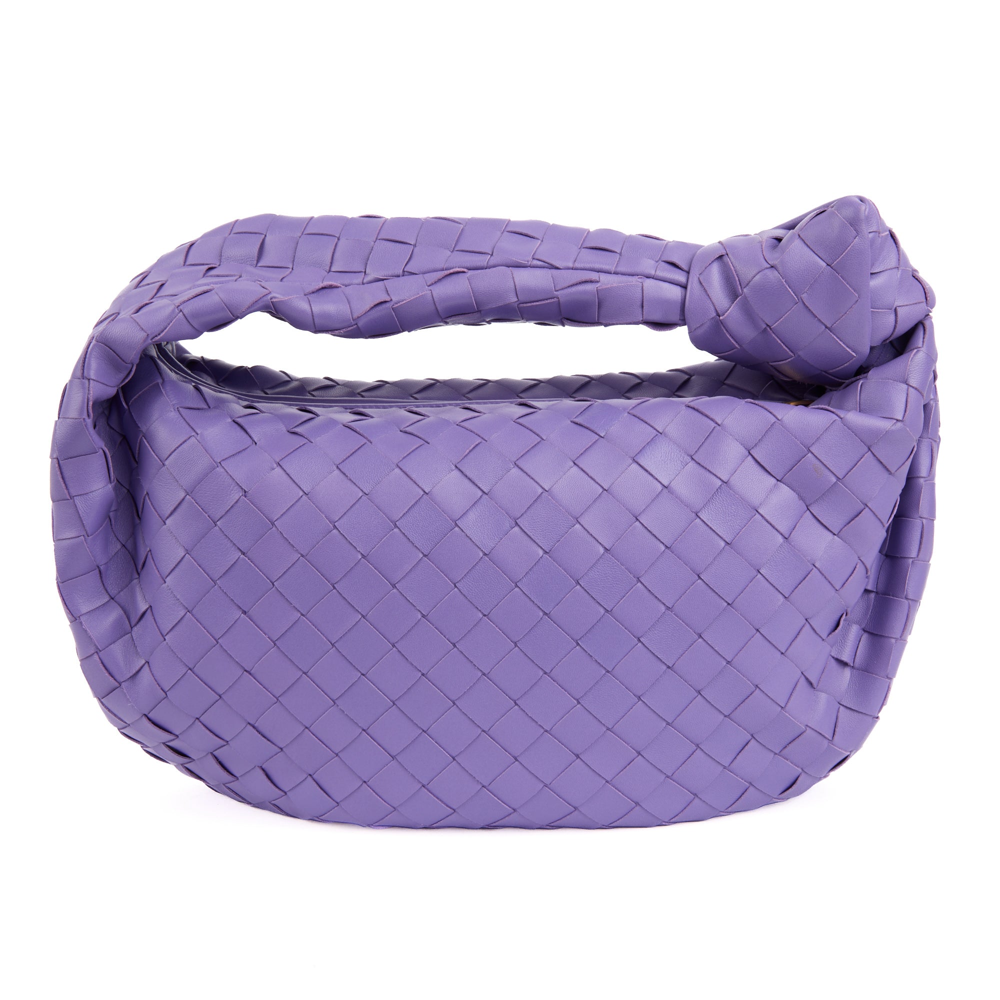 BOTTEGA VENETA - Sac à main Mini Jodie GM Cuir Intrecciato Violet - Hand Bag