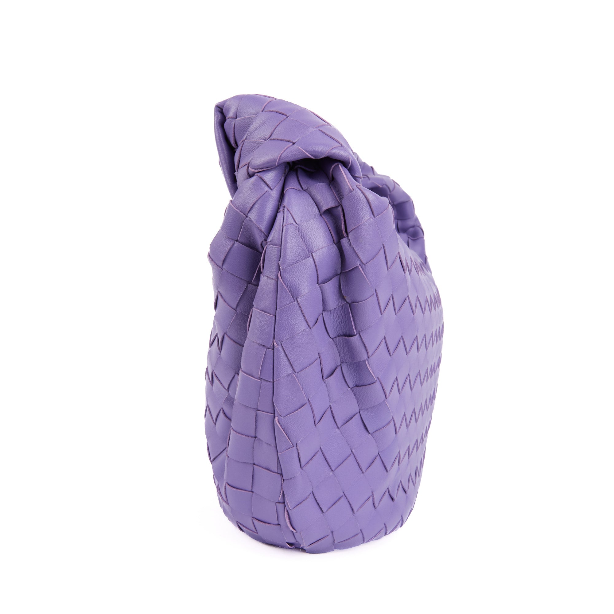 BOTTEGA VENETA - Sac à main Mini Jodie GM Cuir Intrecciato Violet - Hand Bag