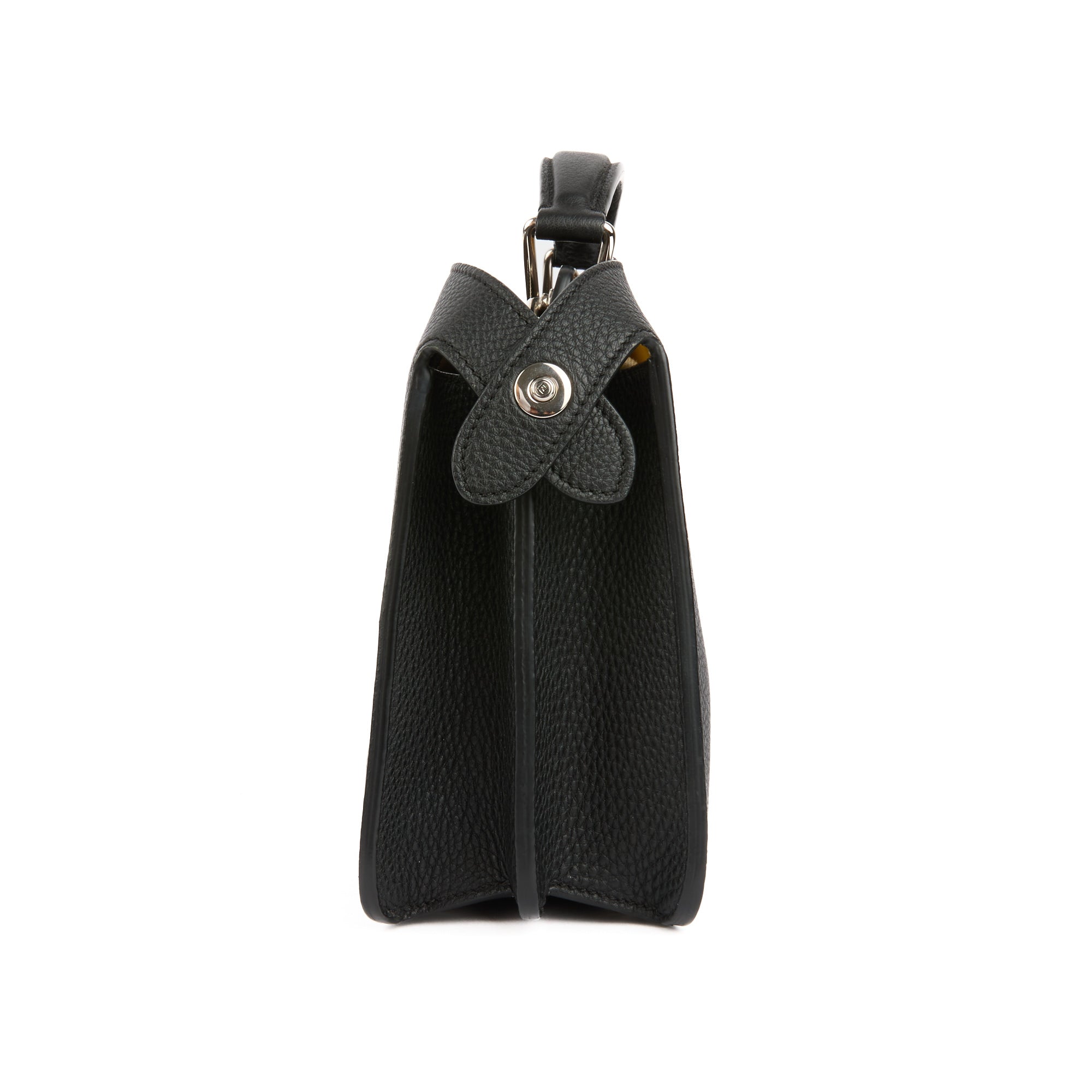 FENDI - Sac à main Peekaboo ISeeU Small cuir noir - Hand Bag