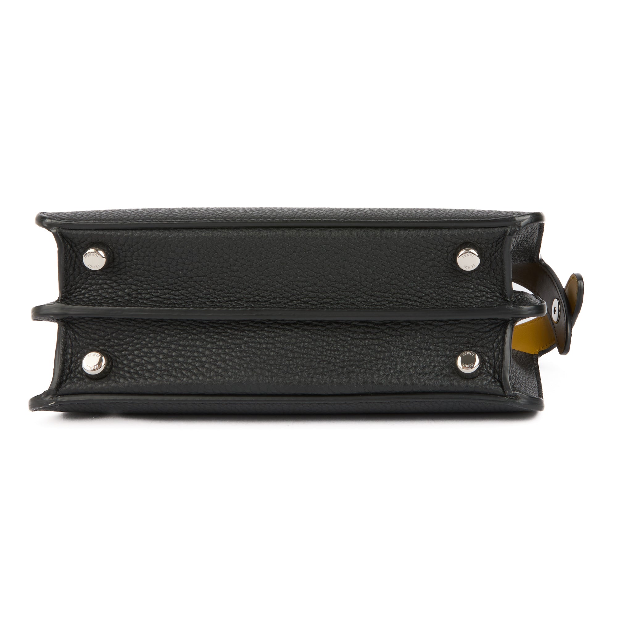 FENDI - Sac à main Peekaboo ISeeU Small cuir noir - Hand Bag