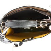 FENDI - Sac à main Peekaboo ISeeU Small cuir noir - Hand Bag