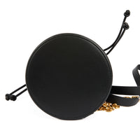 DIOR - Black Macrocannage Leather Drawstring Backpack