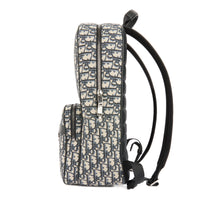 DIOR - Sac à dos Safari toile oblique bleu marine - Handbag