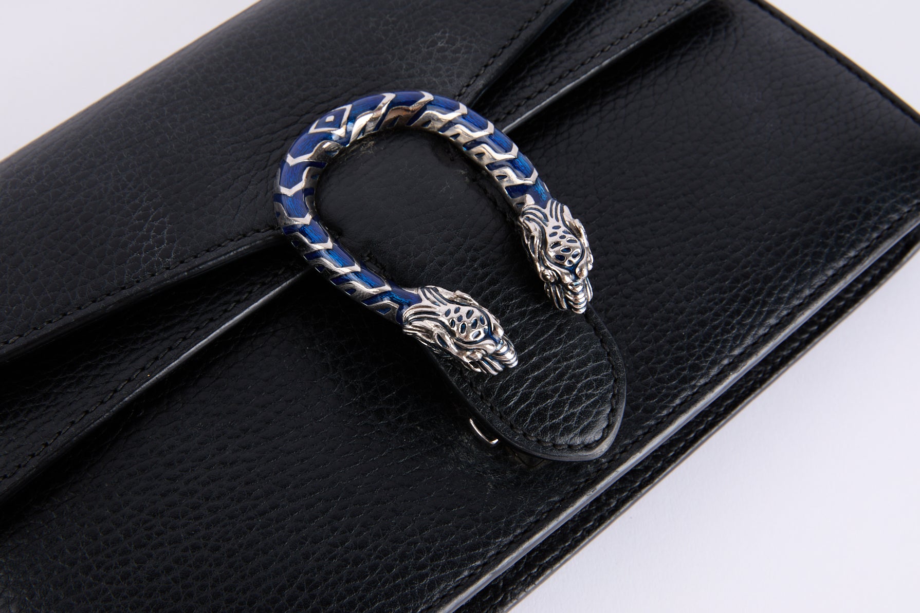 GUCCI - Sac bandoulière Dionysus Small tête bleu royale - Shoulder Bag