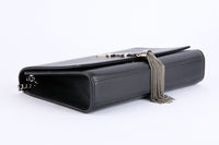 SAINT LAURENT - Kate Tassel black leather shoulder bag - Handbag