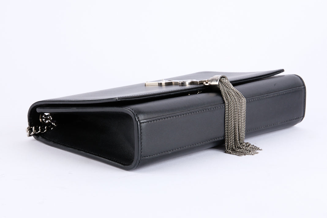 SAINT LAURENT - Kate Tassel black leather shoulder bag - Handbag