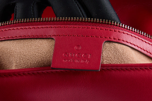 GUCCI - Sac bandoulière Marmont Rouge - Shoulder Bag