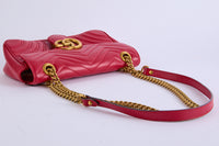 GUCCI - Sac bandoulière Marmont Rouge - Shoulder Bag