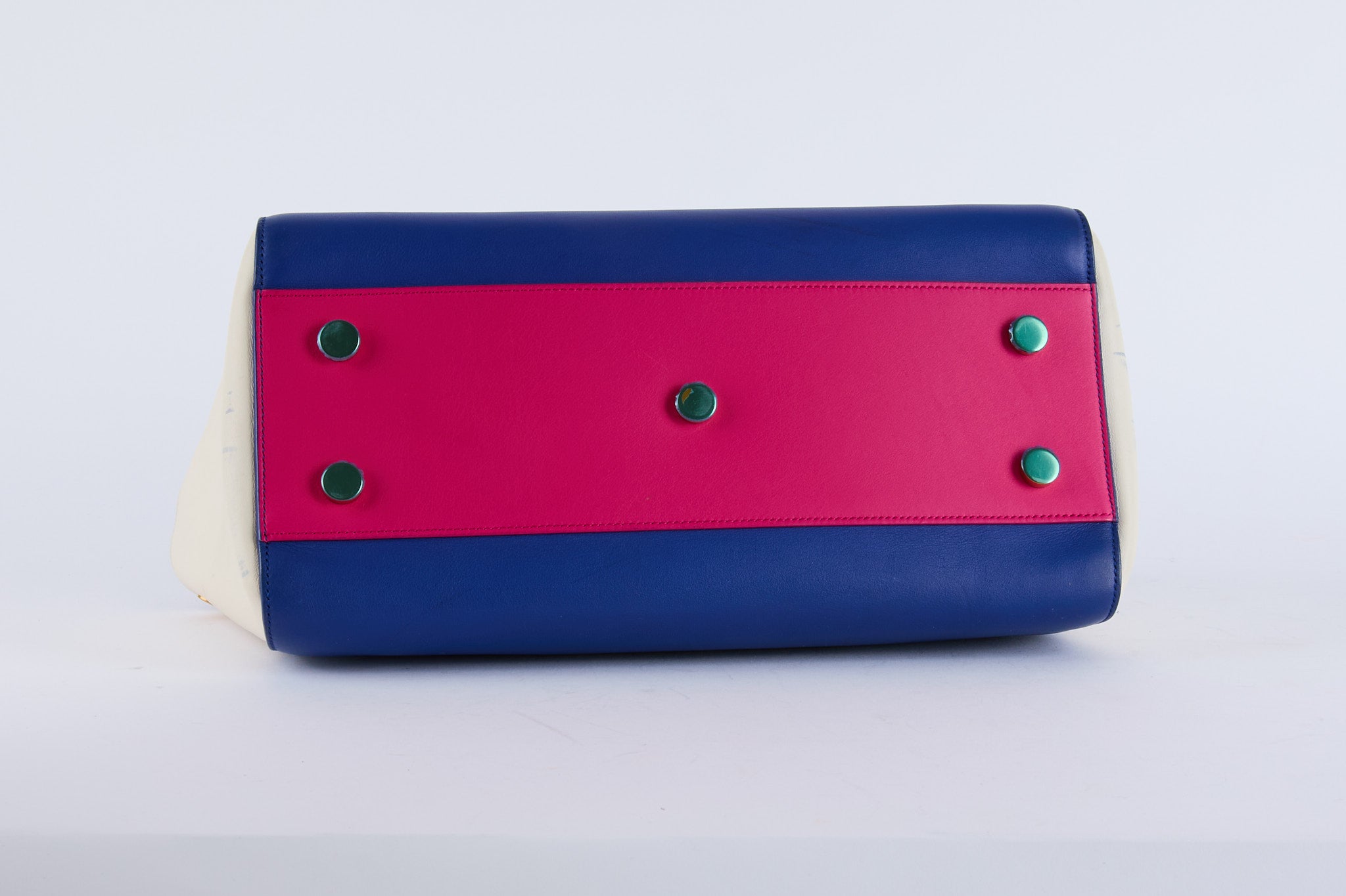 Saint Laurent - Cabas en Cuir Bleu - Hand Bag