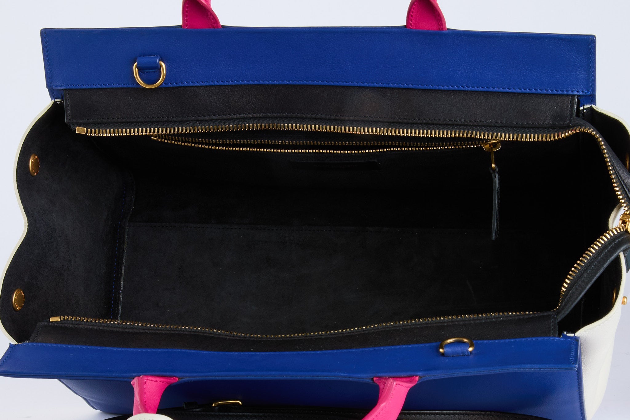 Saint Laurent - Cabas en Cuir Bleu - Hand Bag