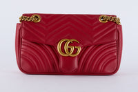 GUCCI - Sac Marmont Rouge - Shoulder Bag