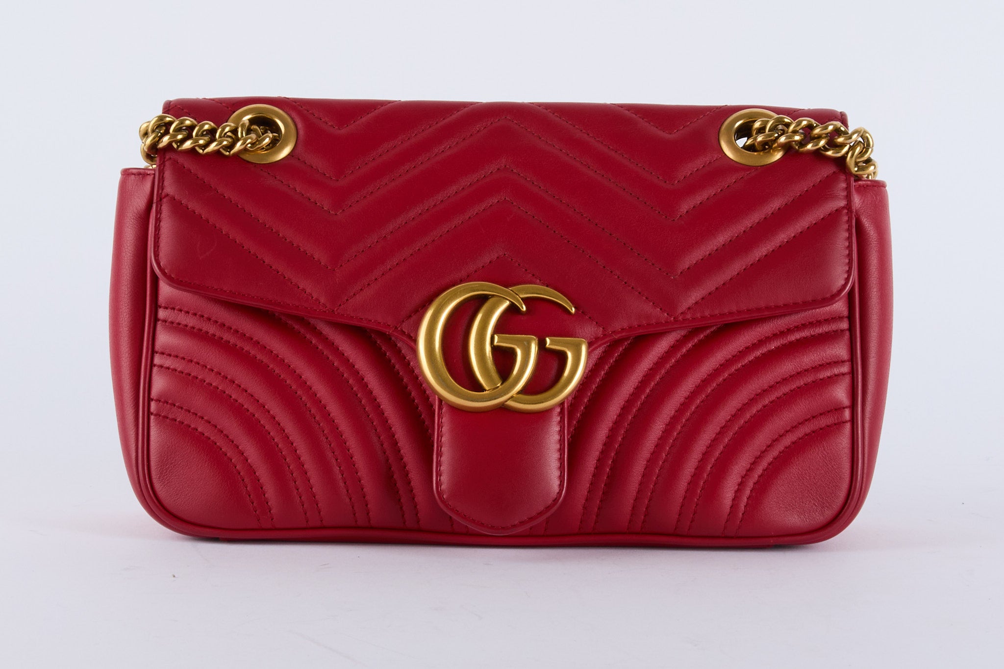 GUCCI - Sac Marmont Rouge - Shoulder Bag