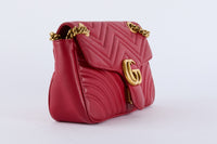 GUCCI - Sac Marmont Rouge - Shoulder Bag
