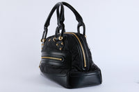 BURBERRY - Sac à main Westbury toile cuir noir - Hand bag