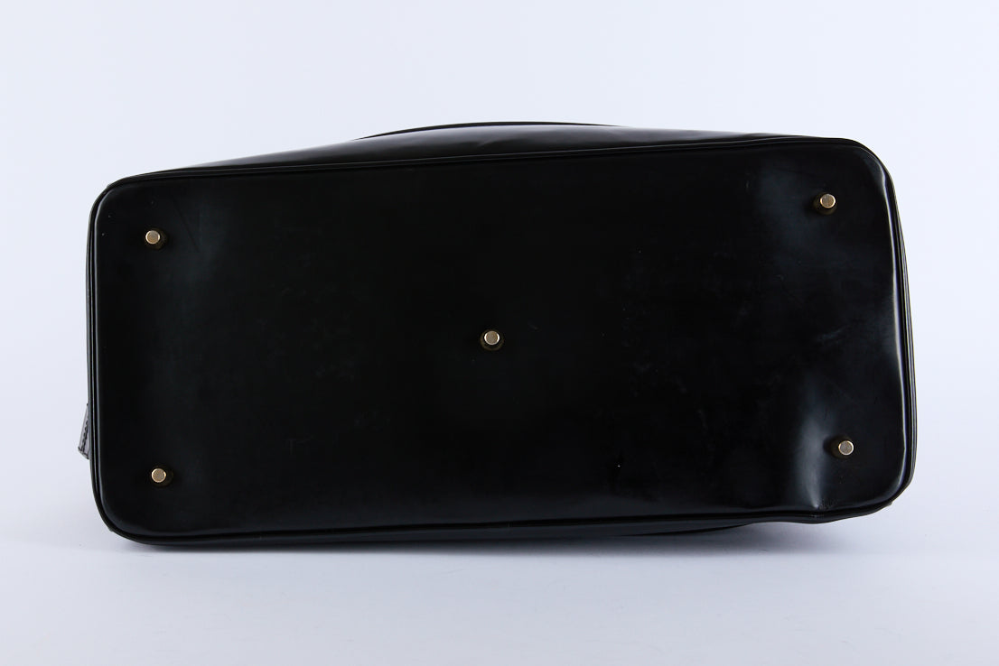 BURBERRY - Sac à main Westbury toile cuir noir - Hand bag