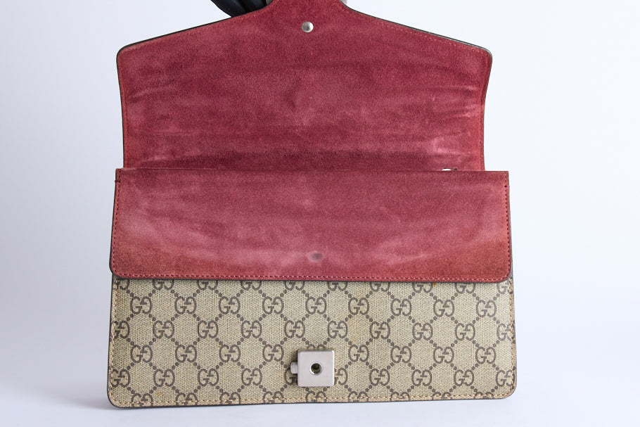 GUCCI - Sac Bandoulière Dionysus Toile GG Guccissima Fleur - Hand Bag