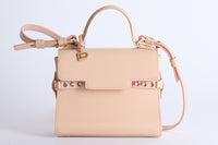 DELVAUX - Sac bandoulière Mini Tempête cuir vernis rose - Hand bag