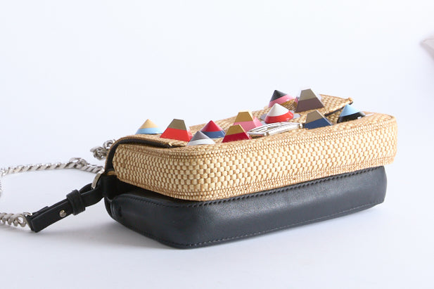 FENDI - Sac à main Flowerland Double Micro Baguette - Hand Bag