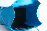 BALENCIAGA - Blue Leather Shopping Handbag - Tote Handbag