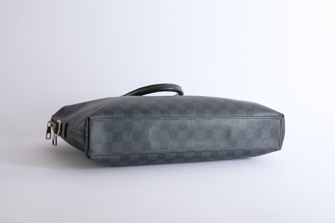 LOUIS VUITTON - Sacoche Porte documents Toile damier Graphite - Briefcase bag