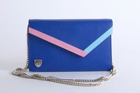 DIOR - Sac bandoulière Wallet on Chain bleu rose - Hand Shoulder Bag