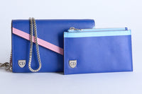 DIOR - Sac bandoulière Wallet on Chain bleu rose - Hand Shoulder Bag