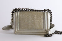 CHANEL - Sac Bandoulière Micro Boy Galuchat - Hand Bag