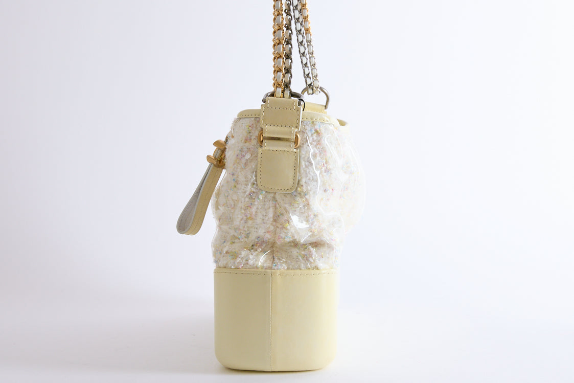 CHANEL - Sac bandoulière Gabrielle Large PVC & Tweed - Hand bag