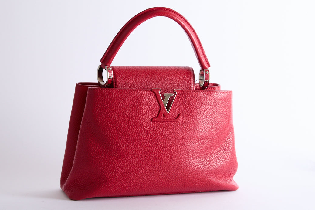 LOUIS VUITTON - Sac à main Capucines MM Rouge - Hand Bag