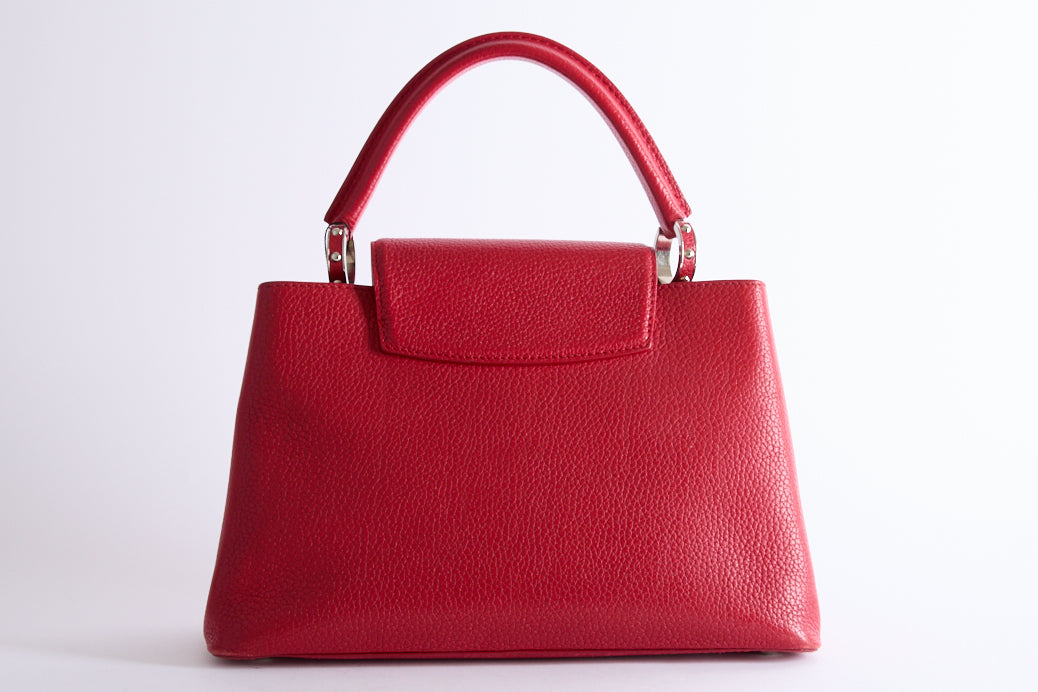 LOUIS VUITTON - Sac à main Capucines MM Rouge - Hand Bag
