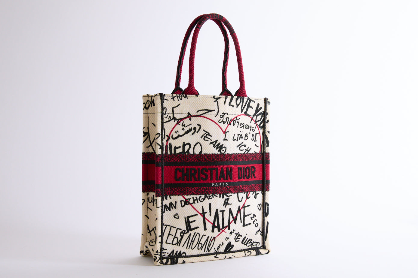 DIOR - Sac à main Tote book Vertical Amour - Hand bag