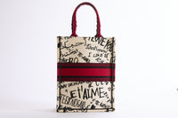 DIOR - Sac à main Tote book Vertical Amour - Hand bag