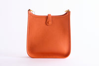 HERMES - Sac bandoulière Evelyne 16 Amazone Taurillon Clemence Orange Feu - Shoulder Bag